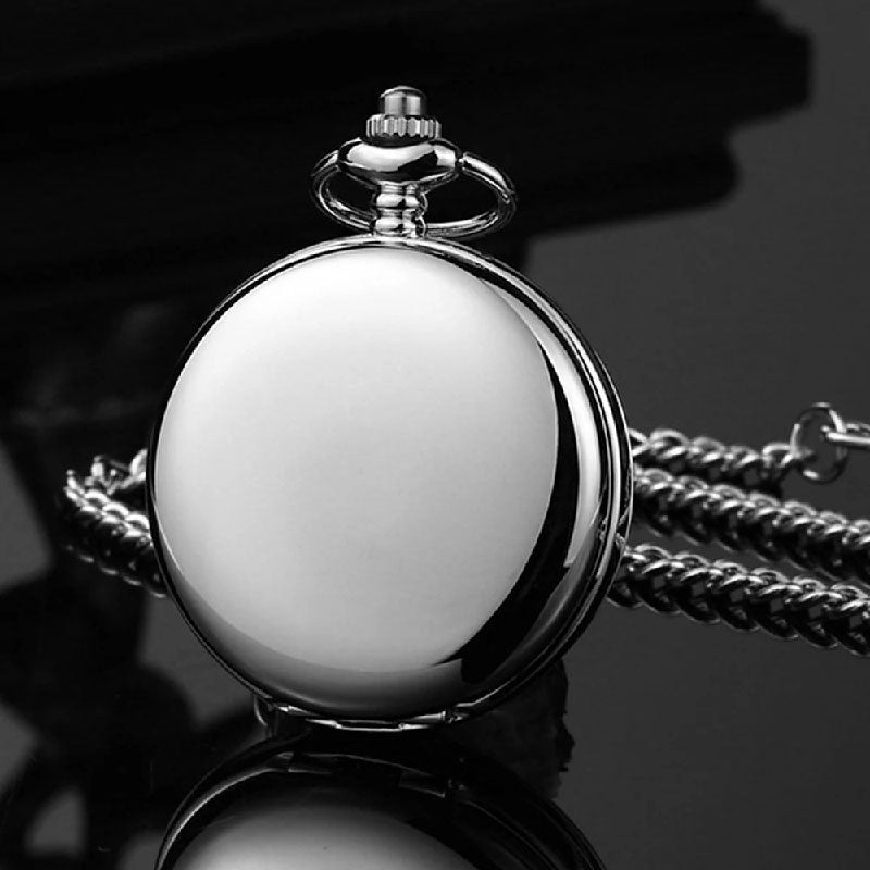 Peaky blinders pocket watch silver