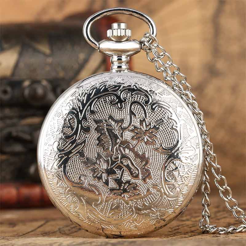 Anchor pocket watch back