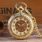 Antique gold pocket watch and chain