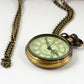 Antique quartz pocket watch with chain