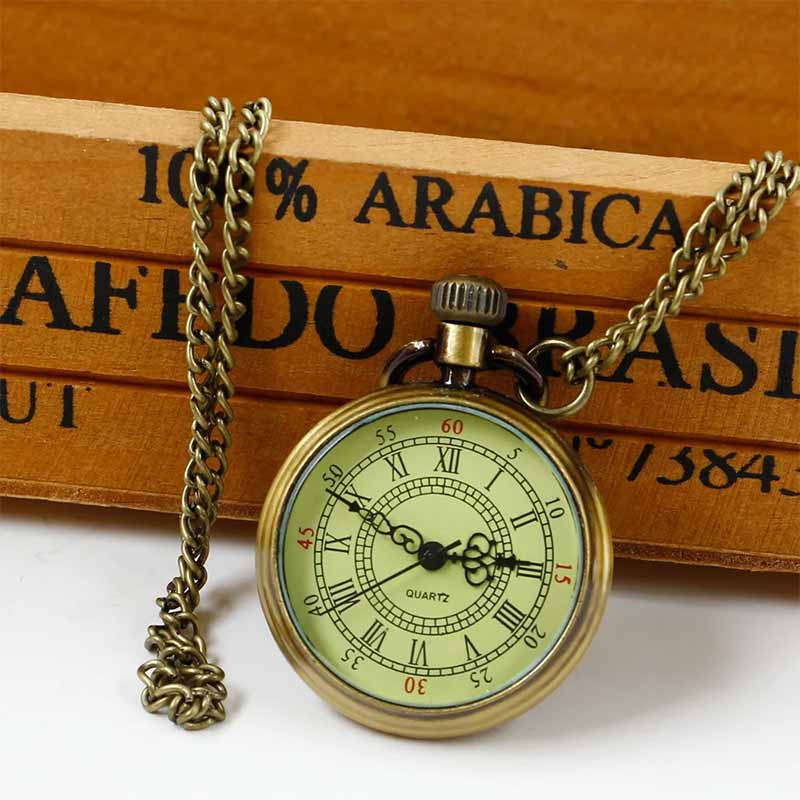 Antique quartz pocket watch