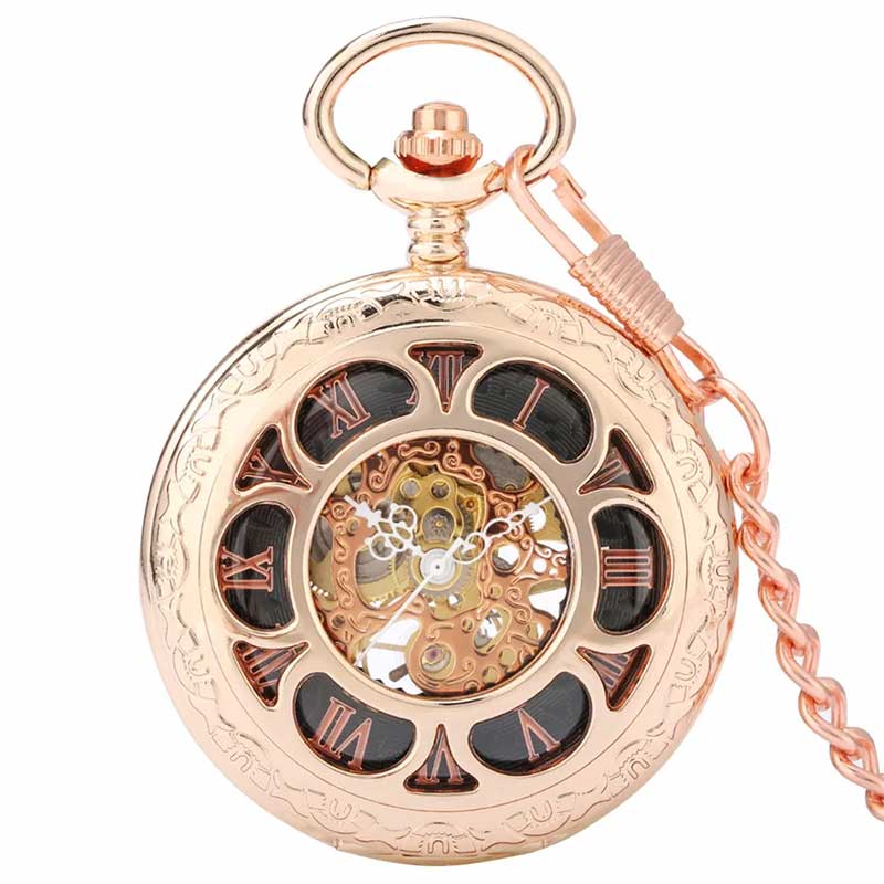 Antique rose gold pocket watch for sale