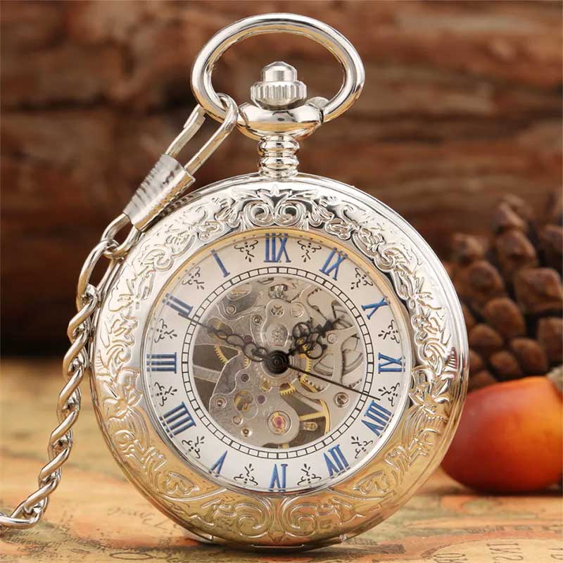 Antique silver pocket watch