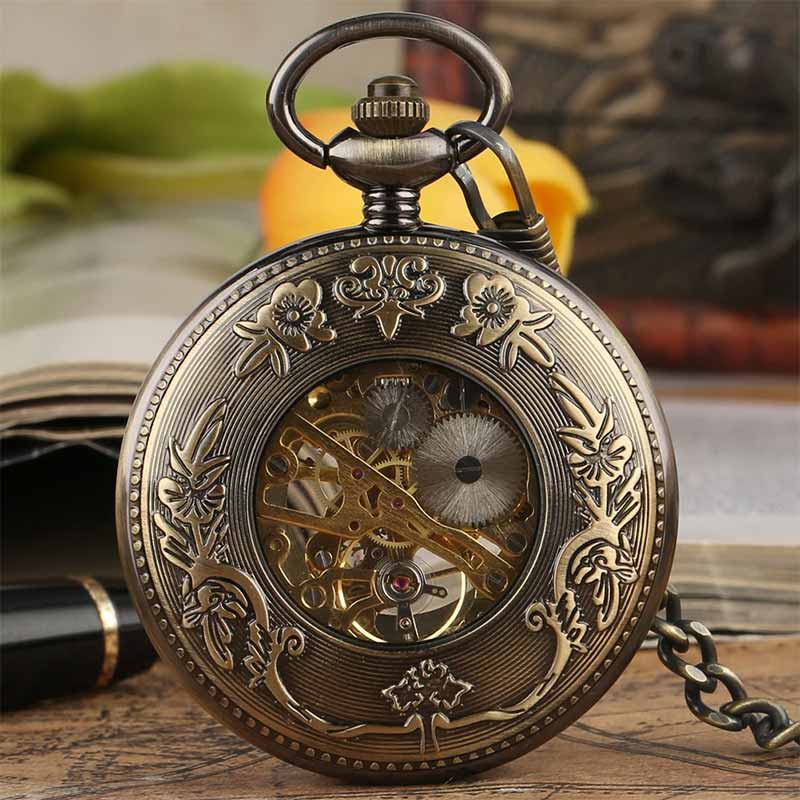 Antique style pocket watch back