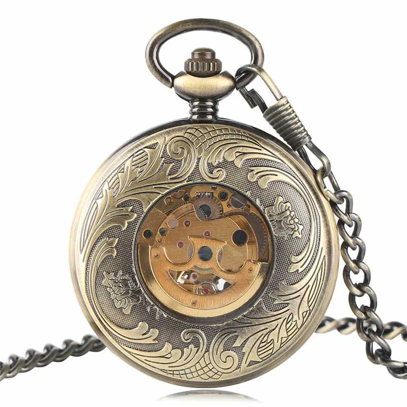 Antique vintage pocket watch back