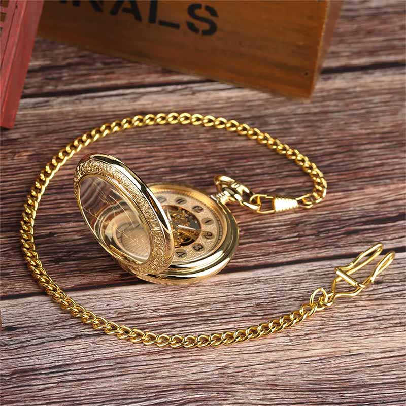 Beautiful Antique gold pocket watch and chain