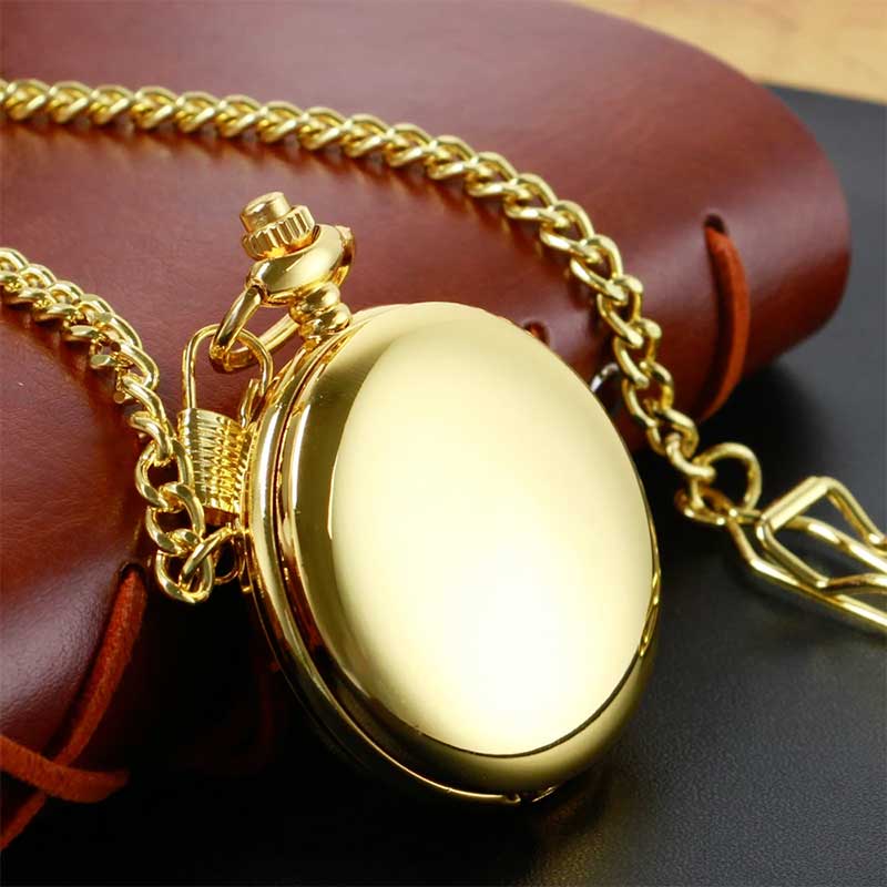 Beautiful Gold pocket watch and chain for sale