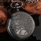 Black pocket watch front