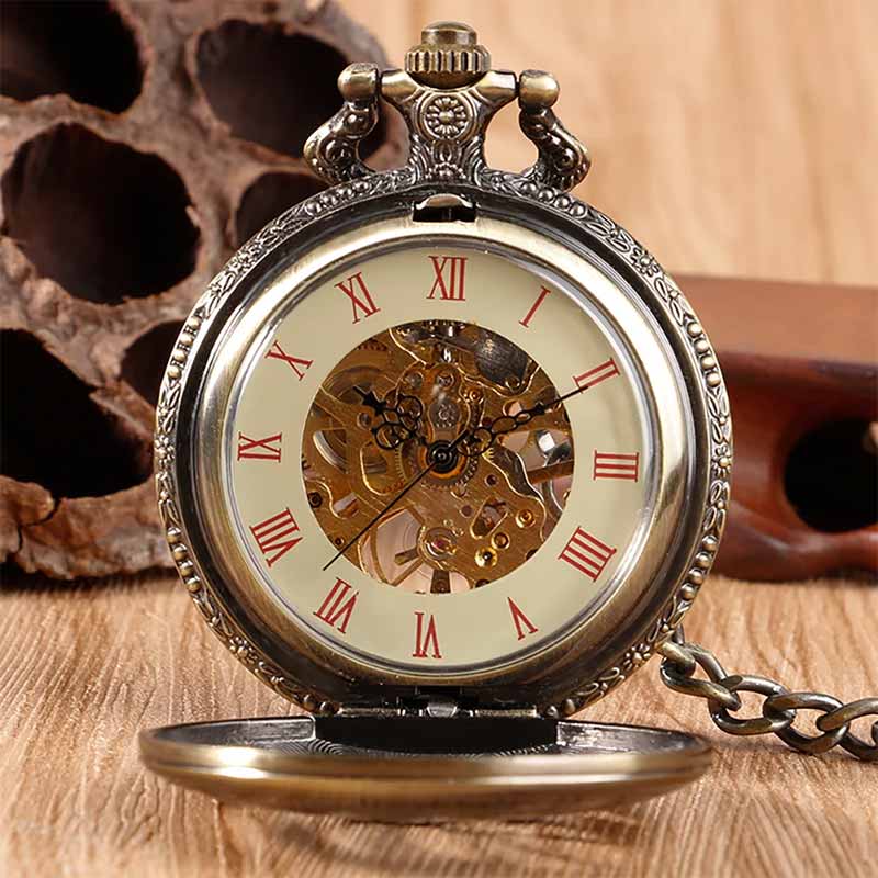 Doctor who pocket watch mechanical mouvement