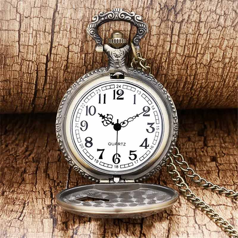 Eagle pocket watch quartz