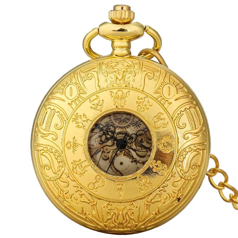 Gold pocket watch and chain uk