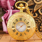 Gold steampunk pocket watch