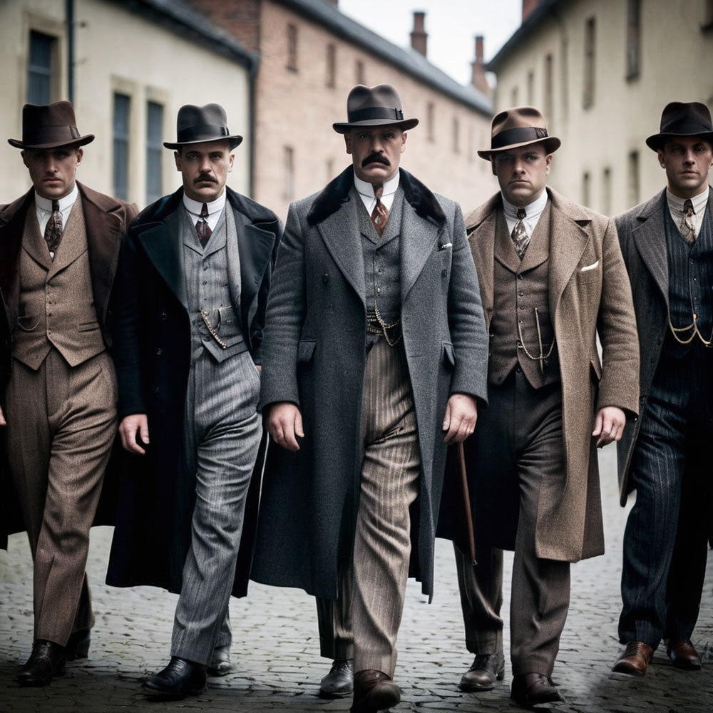 Group of 1920s european gangster