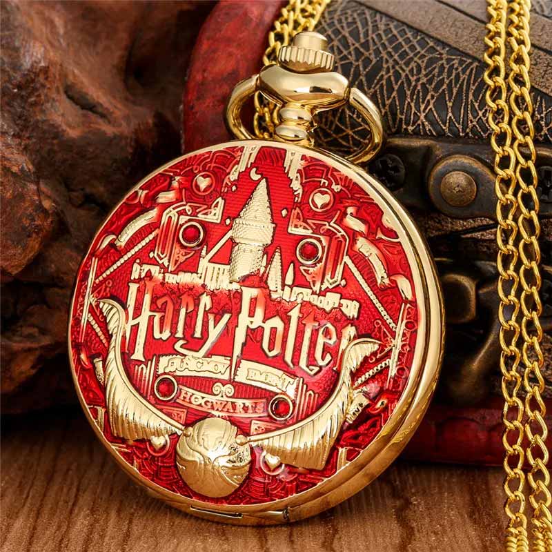 Harry potter pocket watch red