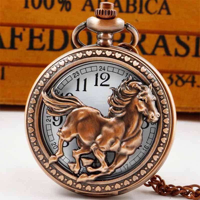 Horse pocket watch