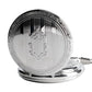 Mens skeleton pocket watch silver