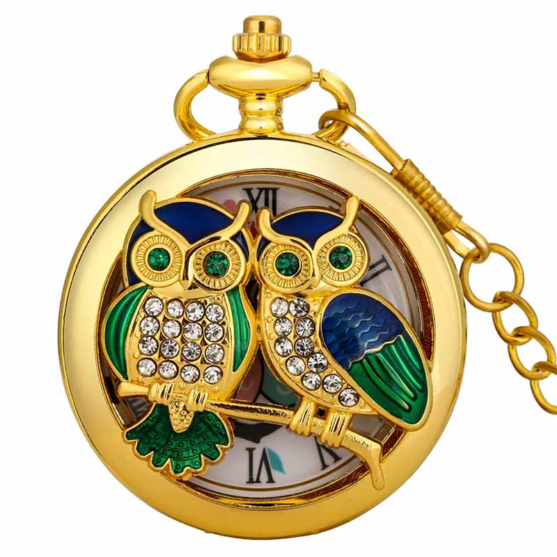 Owl and pocket watch for sale