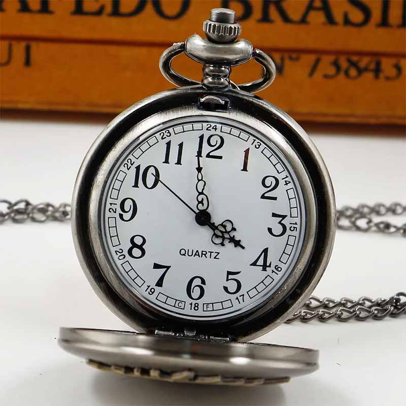 Pentagram pocket watch quartz