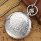 Pocket watch and chain silver