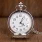 Quartz freemason pocket watch