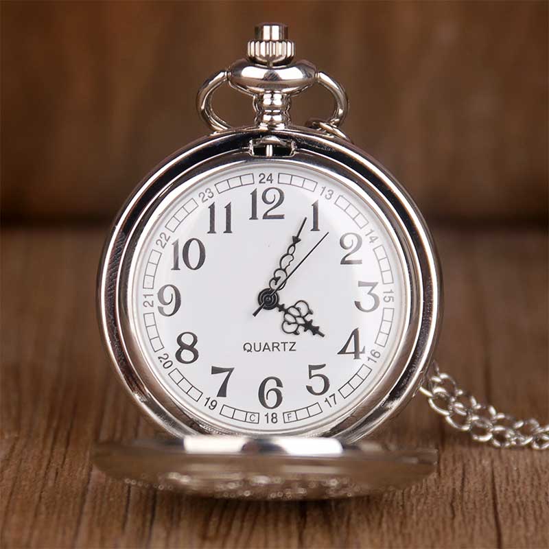 Quartz freemason pocket watch