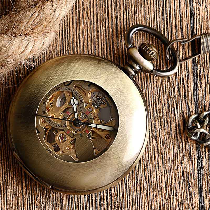 Vintage antique pocket watch stainless steel