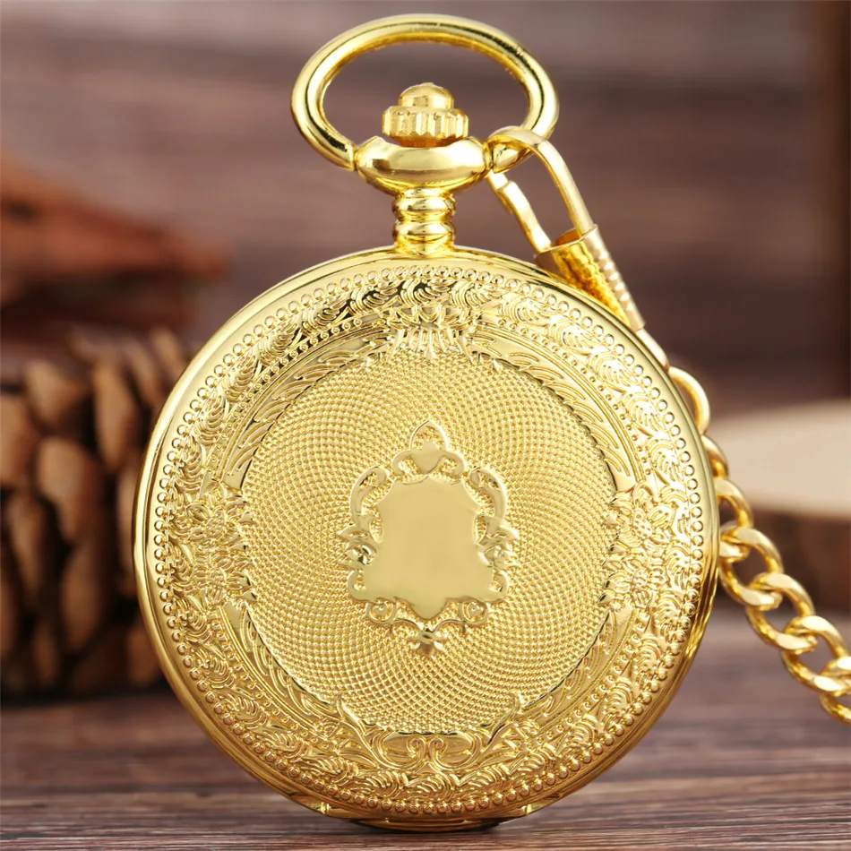 Vintage gold pocket watch back