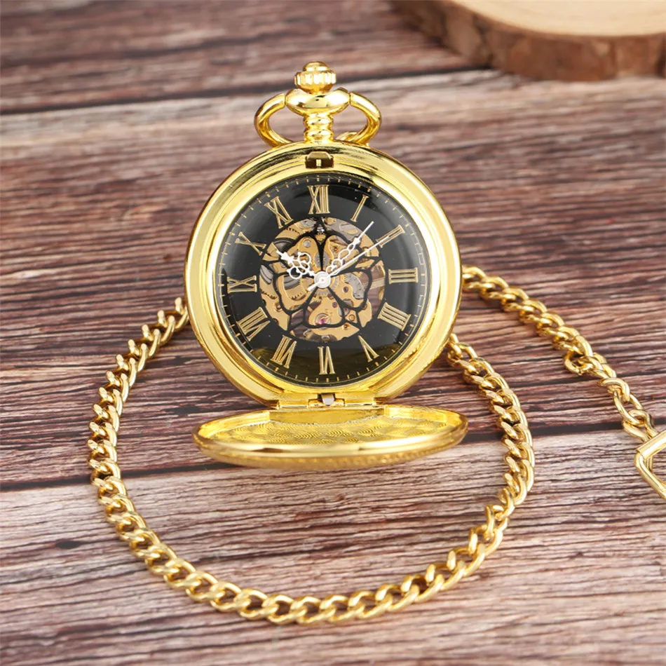 Vintage gold pocket watch front