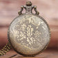 Wolf pocket watch back